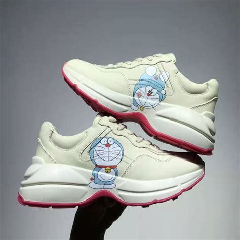 gucci doraemon dress|gucci doraemon rhyton sneakers.